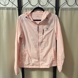 Camel Crown light pink hooded jacket